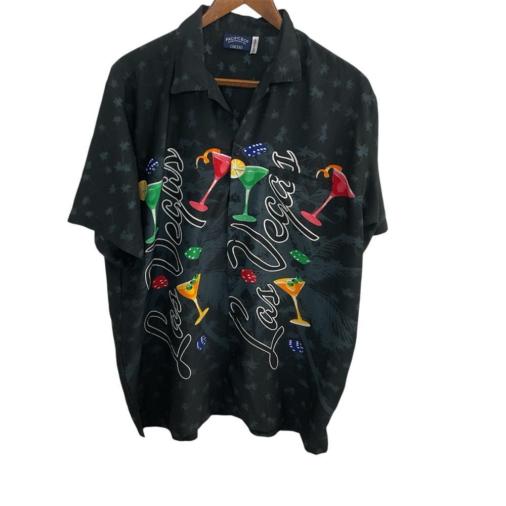Pacific & Co Las Veags Mens Button Down Shirt Size XLARGE